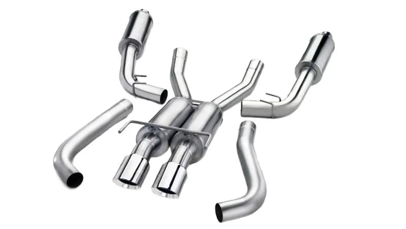 Corsa 2018-2023 Ford Mustang GT Fastback 5.0L 3in Cat-Back System Dual Rear Exit w/ 4in Black Tips - Main Product View