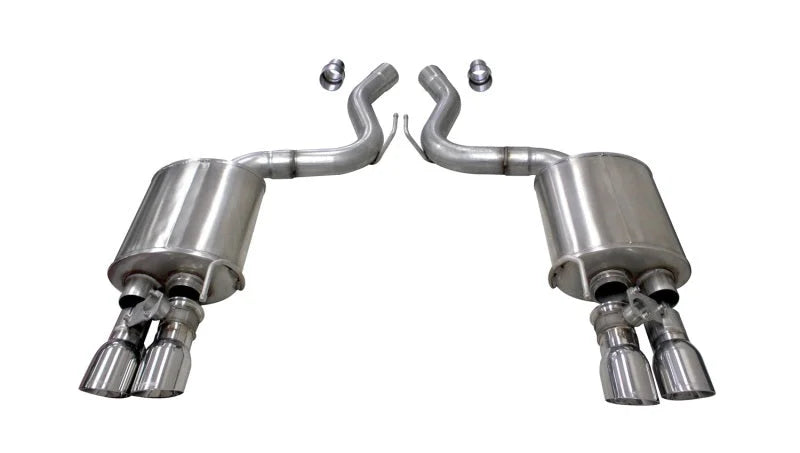 Corsa 2018-2023 Ford Mustang GT Fastback 5.0L 3in Sport Axle-Back Exhaust w/ 4in Polished Tips - Main Product View