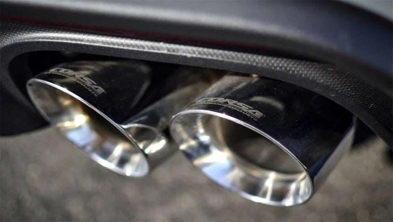 Corsa 2018-2023 Ford Mustang GT Fastback 5.0L 3in Sport Axle-Back Exhaust w/ 4in Polished Tips - Detail View