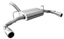 Load image into Gallery viewer, Corsa 2018-2025 Jeep Wrangler JL 2.5in Dual Rear Exit Polished Tips Sport Axle-Back Exhaust - Side View