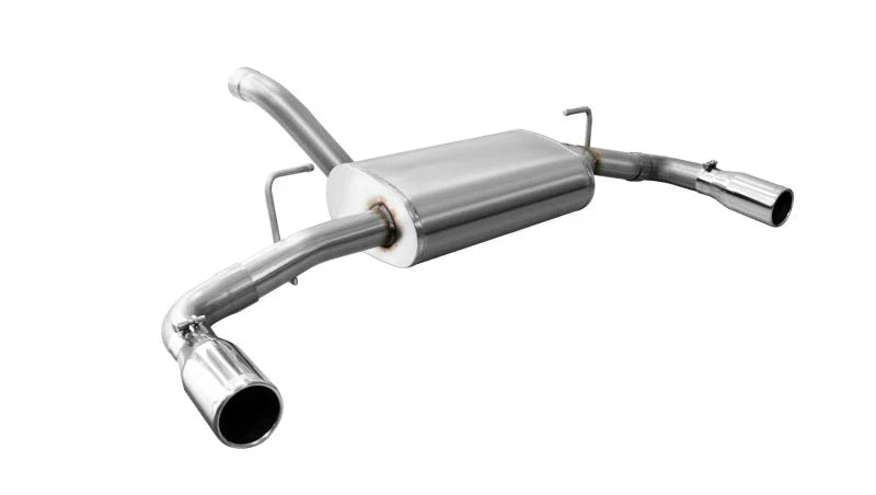 Corsa 2018-2025 Jeep Wrangler JL 2.5in Dual Rear Exit Polished Tips Touring Axle-Back Exhaust - Additional View 7