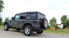 Load image into Gallery viewer, Corsa 2018-2025 Jeep Wrangler JL 2.5in Dual Rear Turn Down Exit Black Touring Axle-Back Exhaust - Back View