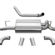 Load image into Gallery viewer, Corsa 2018-2025 Jeep Wrangler JL 2.5in Dual Rear Turn Down Exit Sport Axle-Back Exhaust - Main Product View