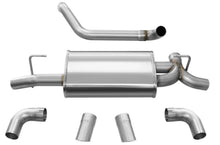 Load image into Gallery viewer, Corsa 2018-2025 Jeep Wrangler JL 2.5in Dual Rear Turn Down Exit Sport Axle-Back Exhaust - Side View