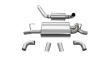 Load image into Gallery viewer, Corsa 2018-2025 Jeep Wrangler JL 2.5in Dual Rear Turn Down Exit Touring Axle-Back Exhaust - Back View