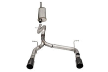 Load image into Gallery viewer, Corsa 2018-2025 Jeep Wrangler JLU 3.6L 2.75in Sport Cat-Back Exhaust w/ 4in Black Tips - Main Product View