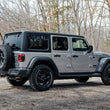 Load image into Gallery viewer, Corsa 2018-2025 Jeep Wrangler JLU 3.6L 2.75in Sport Cat-Back Exhaust w/ 4in Tips - Side View