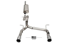 Load image into Gallery viewer, Corsa 2018-2025 Jeep Wrangler JLU 3.6L 2.75in Sport Cat-Back Exhaust w/ American Flag Tips - Main Product View