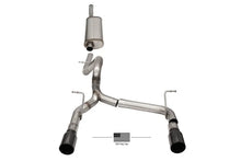 Load image into Gallery viewer, Corsa 2018-2025 Jeep Wrangler JLU 3.6L 2.75in Sport Cat-Back Exhaust w/ Black Tips - Main Product View