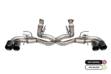 Load image into Gallery viewer, Corsa 2020-2025 Chevrolet Corvette C8 RWD 3in Delete 4 Valve Cat-Back w/NPP w/4.5in CF Black PVDTips - Main Product View