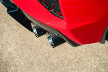 Load image into Gallery viewer, Corsa 2020-2025 Chevrolet Corvette C8 RWD 3in Valved Cat-Back Delete w/ NPP w/4.5in CF PolishedTips - Detail View