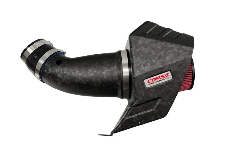 Corsa 2020-2025 Dodge Durango SRT Hellcat Carbon Fiber Air Intake w/ DryTech Forged CF - Black - Main Product View