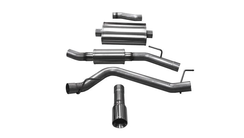Corsa 2020-2025 Jeep Gladiator JT 3.0in Cat-Back Single Touring Side Exit w/ 4.0in Polished Tip - Main Product View