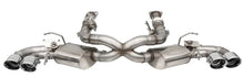 Load image into Gallery viewer, Corsa 2020-25 Corvette C8 3in Valved Cat-Back 4.5in Pol Quad Tips - Fits Factory Perf Exhaust w/ AFM - Side View