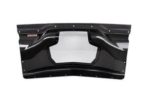 Corsa 2020+ Chevrolet Corvette C8/Z06 Carbon Fiber Air Intake Trunk Panel with Polycarbonate - Main Product View