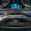 Load image into Gallery viewer, Corsa 2020+ Chevrolet Corvette C8/Z06 Carbon Fiber Air Intake Trunk Panel with Polycarbonate - Installation View