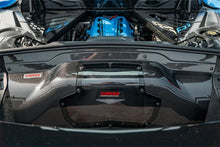 Load image into Gallery viewer, Corsa 2020+ Chevrolet Corvette C8/Z06 Carbon Fiber Air Intake Trunk Panel with Polycarbonate - Installation View