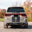 Load image into Gallery viewer, Corsa 2021-2025 Dodge Durango SRT Hellcat Cat-Back 2.75in Dual Rear Exit Xtreme 4.5in Black PVDTips - Back View