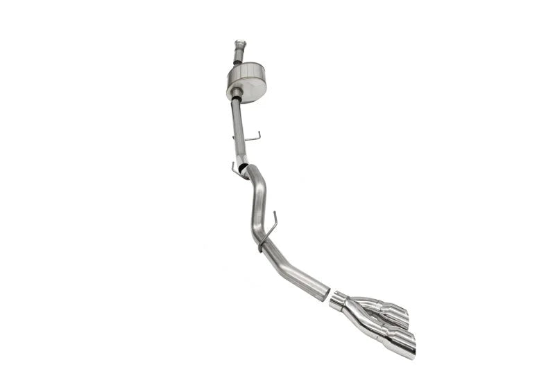 Corsa 2021-2025 Ford F-150 Regular Cab/ 8in Bed 5.0L V8 Xtreme Cat-Back Single Side Exit-Polished
