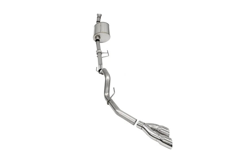 Corsa 2021-2025 Ford F-150 SuperCab/6.5in Bed 3.5L V6 Sport Cat-Back Single Side Exit-Polished