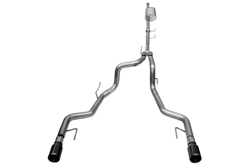Corsa 2021-2025 Ford F-150 SuperCrew/5.5ft Bed 3.5L V6 Sport Cat-Back Dual Rear Exit-Black PVD - Main Product View