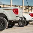 Load image into Gallery viewer, Corsa 2021-2025 Ford F-150 SuperCrew/5.5ft Bed 3.5L V6 Sport Cat-Back Dual Rear Exit-Black PVD - Back View