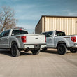 Load image into Gallery viewer, Corsa 2021-2025 Ford F-150 SuperCrew/5.5ft Bed 3.5L V6 Sport Cat-Back Dual Rear Exit-Black PVD - Installation View