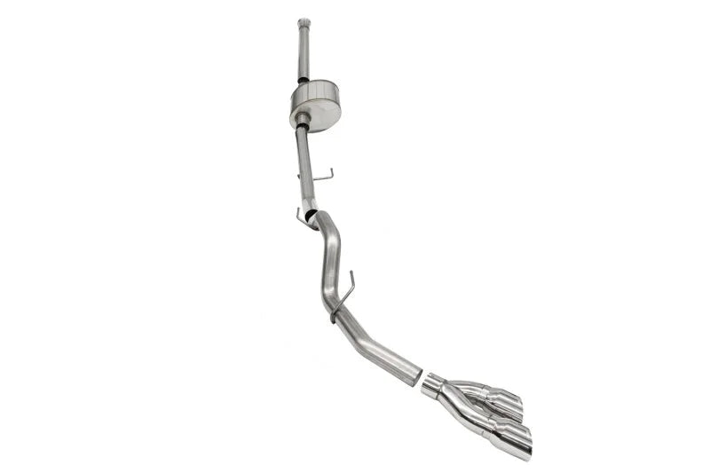 Corsa 2021-2025 Ford F-150 SuperCrew/6.5in Bed 5.0L V8 Xtreme Cat-Back Dual Side Exit-Polished