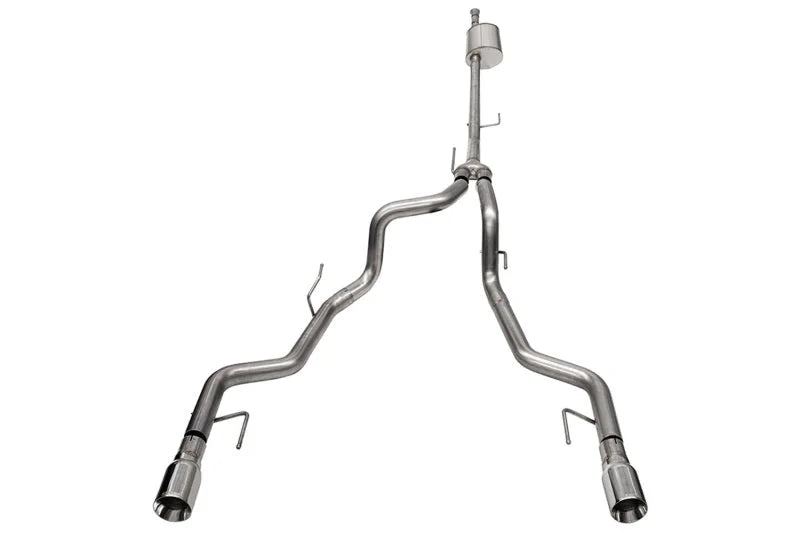 Corsa 2022-2024 2023 Ford F-150 SuperCrew/5.5ft Bed 5.0L V8 Sport Cat-Back Dual Rear Exit-Polished - Main Product View