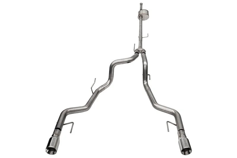 Corsa 2022-2025 Ford F-150 SuperCrew/5.5ft Bed 5.0L V8 Xtreme Cat-Back Dual Rear Exit-Polished - Main Product View