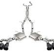 Load image into Gallery viewer, Corsa 2022-25 Caddy CT5 V Blackwing 3in. Cat-Back w/ Act. Exh. - Dbl X-Pipe - Twin 4.5in. BlkCF Tips - Main Product View