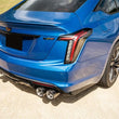 Load image into Gallery viewer, Corsa 2022-25 Cadillac CT5 V Blackwing 3in. Cat-Back w/ Act. Exh. - Dbl X-Pipe - Twin 4.5in. CF Tips - Side View