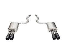 Load image into Gallery viewer, Corsa 2024-2025 Ford Mustang V8 5.0L 3in Axle-Back Exhaust System w/ Twin 4in Black Straight Tips - Main Product View