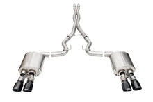 Load image into Gallery viewer, Corsa 2024-2025 Ford Mustang V8 5.0L 3in Cat-Back Exhaust System w/ Twin 4in Black Pro-Series Tips - Main Product View