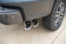Load image into Gallery viewer, Corsa 2024-2025 Ford Ranger 3in Cat-Back Exhaust 4in Polished Pro-Series Slash Cut Twin Tip - Side View