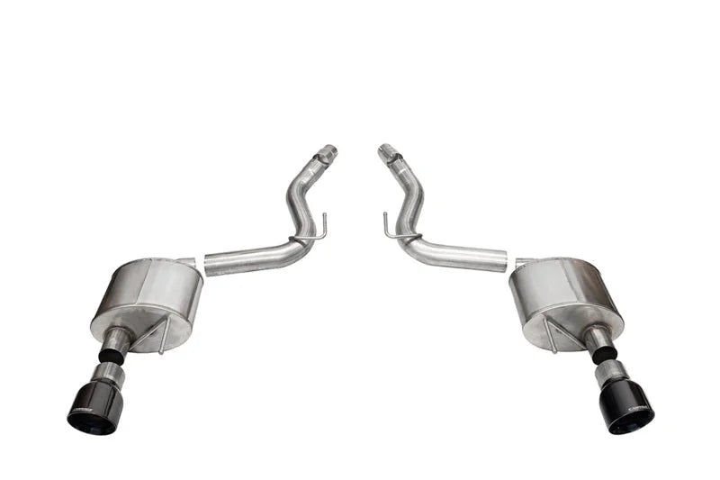 Corsa 2024+ Ford Mustang GT Sport Axle-Back Dual Rear Exit with 4.5in Black PVD Pro-Series Tips