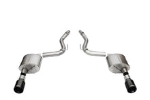 Load image into Gallery viewer, Corsa 2024+ Ford Mustang GT Sport Axle-Back Dual Rear Exit with 4.5in Straight Cut Black PVDTips