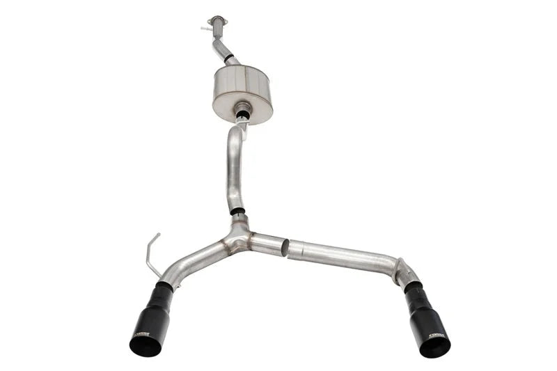 Corsa 21-25 Ford Bronco 2.7L 4-Door 2.75in Cat-Back Dual Rear Exhaust w/ 4in Straight-Cut Black Tips - Main Product View