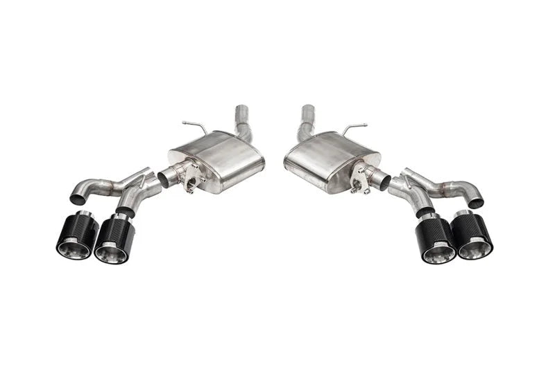 Corsa 22-25 Cadillac CT5-V Blackwing 3in Axle-Back - Act. Exh. - Dual Rear Exit - Twin 4.5inCF Tips - Main Product View