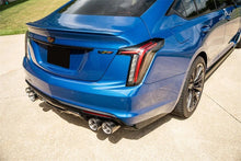 Load image into Gallery viewer, Corsa 22-25 Cadillac CT5-V Blackwing 3in Axle-Back - Act. Exh. - Dual Rear Exit - Twin 4.5inCF Tips - Side View