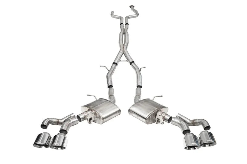 Corsa 22-25 Cadillac CT5 V Blackwing 3in. Cat-Back w/ Active Exhaust - Dbl X-Pipe - Twin 4.5in. Tips - Main Product View