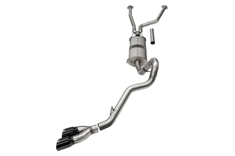 Corsa 22-25 Toyota Tundra 4WD 3in Sport Cat-Back Side Exit Exhaust System w/ Twin 4in BlackPVD Tips - Main Product View