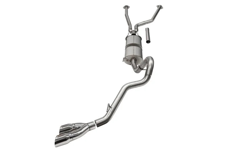 Corsa 22-25 Toyota Tundra 4WD 3in Sport Cat-Back Side Exit Exhaust System w/ Twin 4in Polished Tips - Main Product View