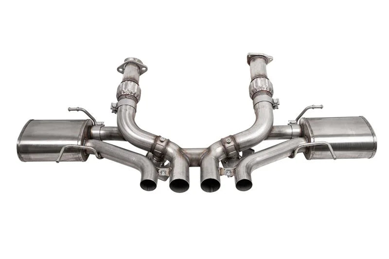 Corsa 23-25 Chevrolet Corvette C8 Z06 3in Valved Cat-Back Exhaust Muffler System (ReUses Stock Tips) - Main Product View