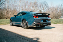Load image into Gallery viewer, Corsa 24-25 Ford Mustang Dark Horse 5.0L 3in Dual Rear Cat-Back w/Twin 4.5in Black PVD StraightTips - Detail View