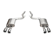Load image into Gallery viewer, Corsa 24+ Ford Mustang Dark Horse 5.0L 3in Dual Rear Axle-Back w/Twin 4.5in Polish Straight Tips - Main Product View