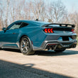 Load image into Gallery viewer, Corsa 24+ Ford Mustang Dark Horse 5.0L 3in Dual Rear Cat-Back w/Twin 4.5in Black PVD SlashTips - Side View