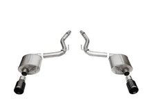 Load image into Gallery viewer, Corsa 24+ Frd MustangGT Touring Axle-Back Ex.Sys 3.0in Dual Rear Exit w/4.5in Blk PVD StraightCutTip