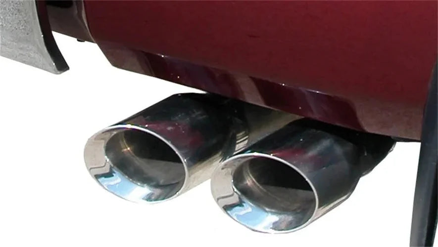 Corsa 2011-2021 Toyota Tundra Double Cab/Crew Max 5.7L V8 Polished Sport Cat-Back Exhaust - Detail View