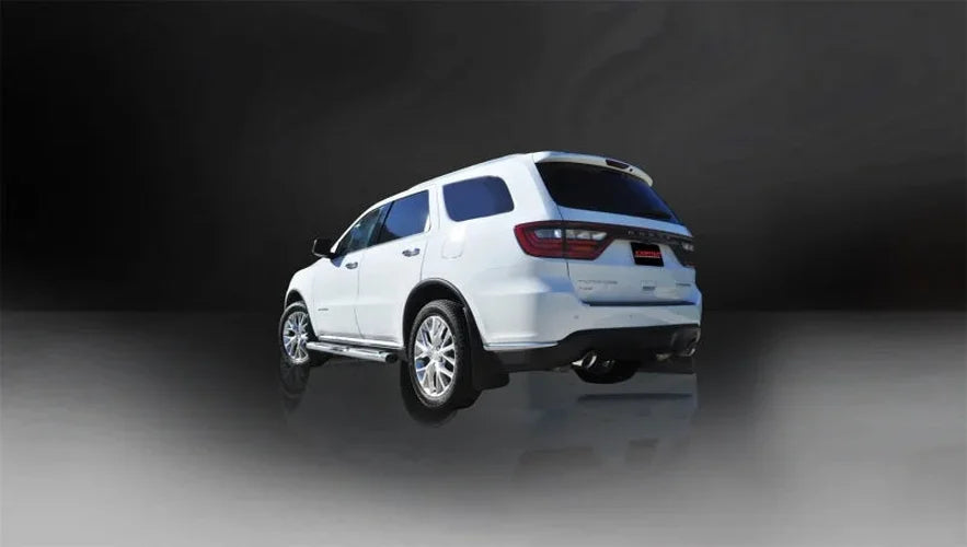 Corsa 2011-2024 Dodge Durango 5.7L V8 Polished Sport Dual Rear Cat-Back Exhaust - Side View